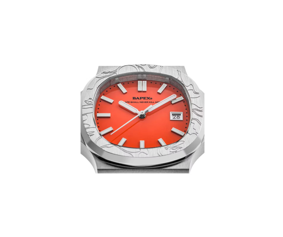 BAPE Type 10 BAPEX Watch Silver