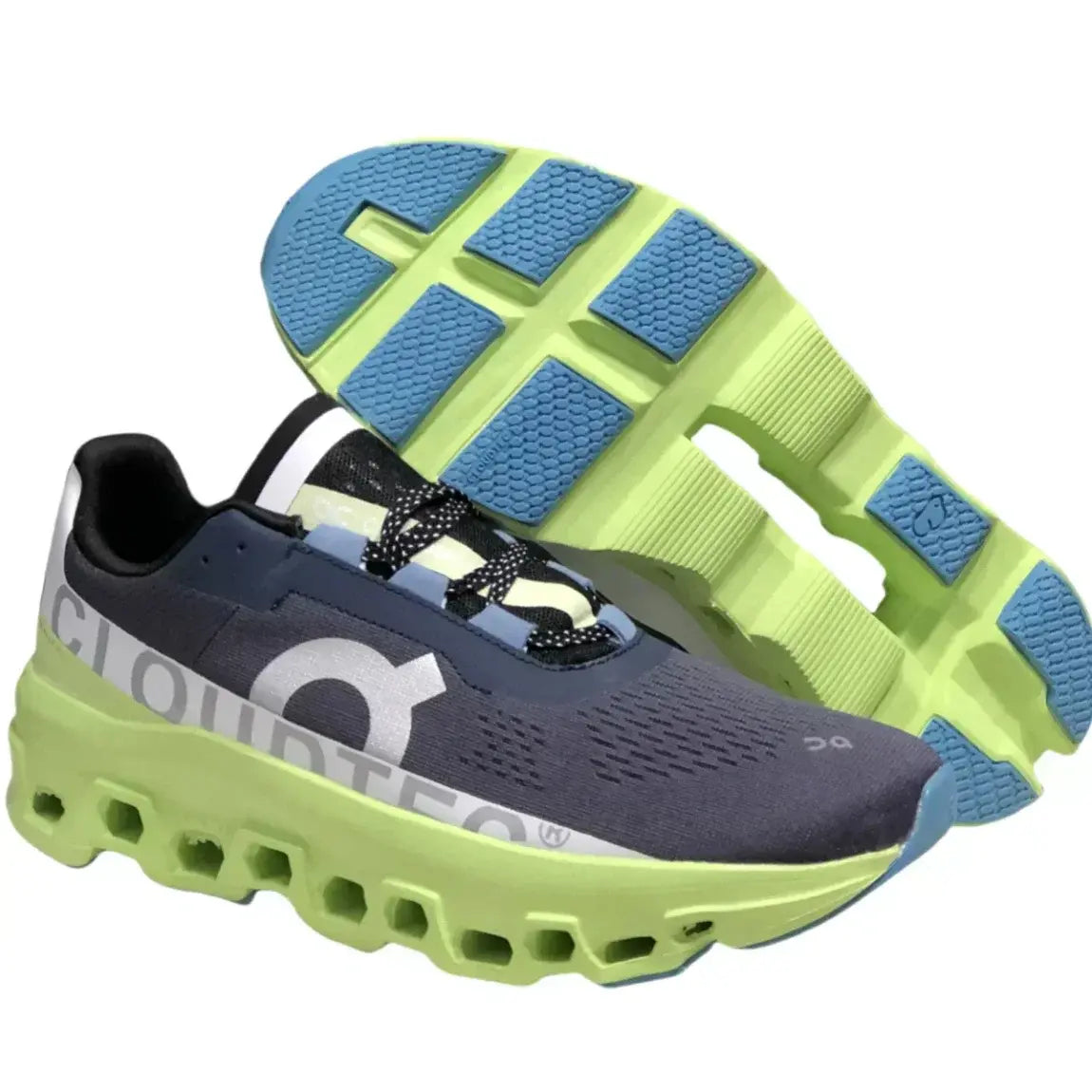 On Men's Cloudmonster Green/Blue
