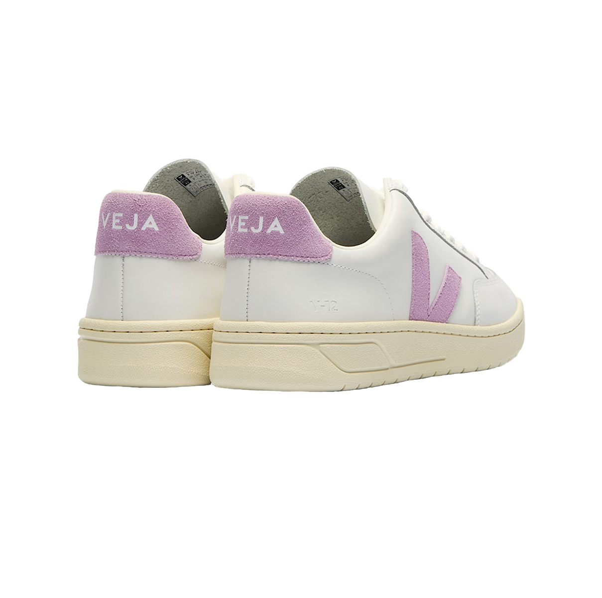 Veja V-12 Leather White Orchid