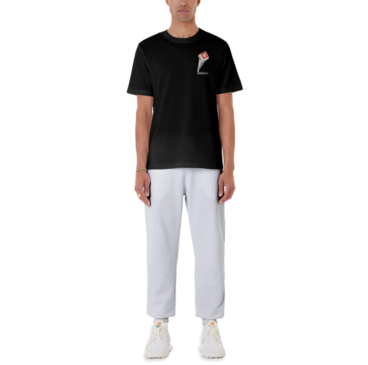 Casablanca Leaning Column T-shirt Black