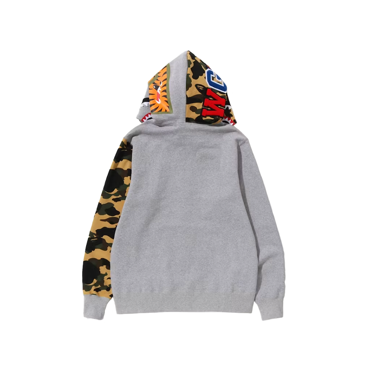 BAPE 1st Shark Camo Full Zip Hoodie (SS23) Grey
