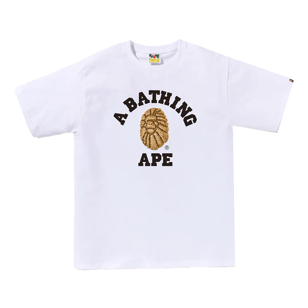 BAPE Jewels College Tee White