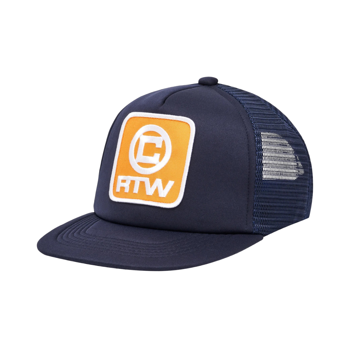 Corteiz Box Logo Trucker Navy Gcbltna