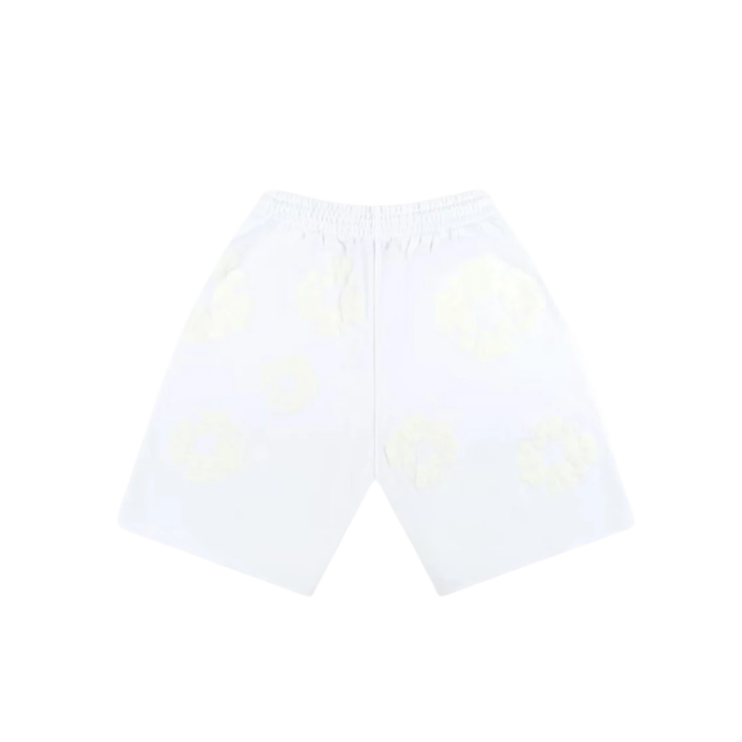 Denim Tears The Cotton Wreath Shorts White