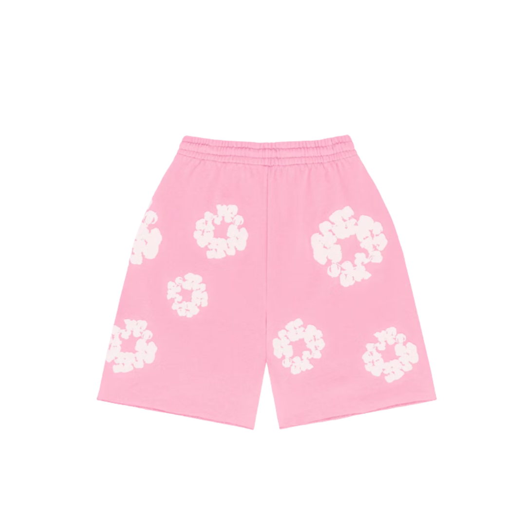 Denim Tears The Cotton Wreath Shorts Pink