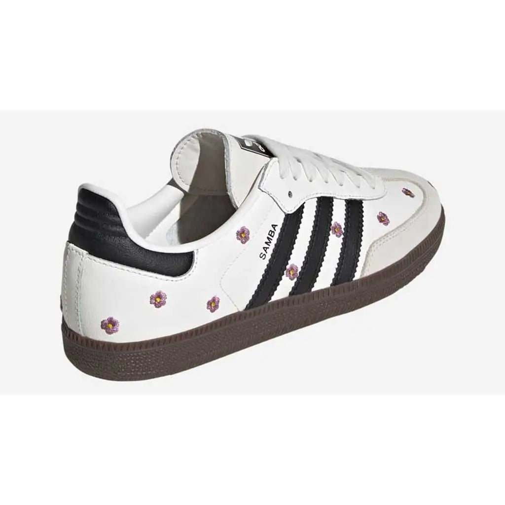 Samba OG White Embroidered Floral