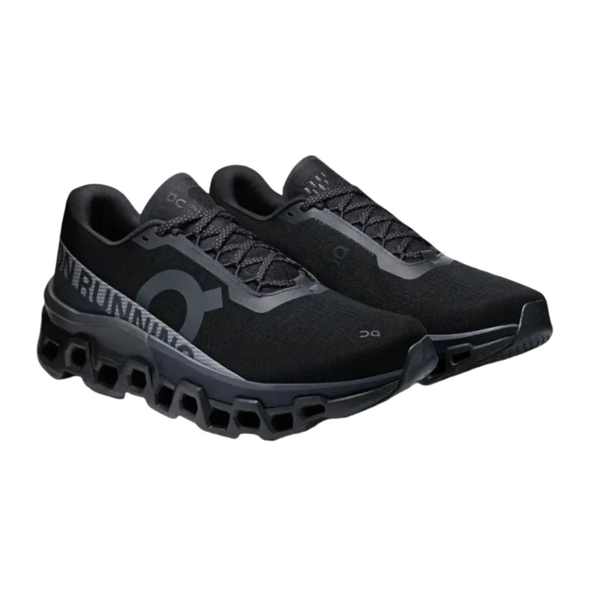 On Men's Cloudmonster 2  Black/Black