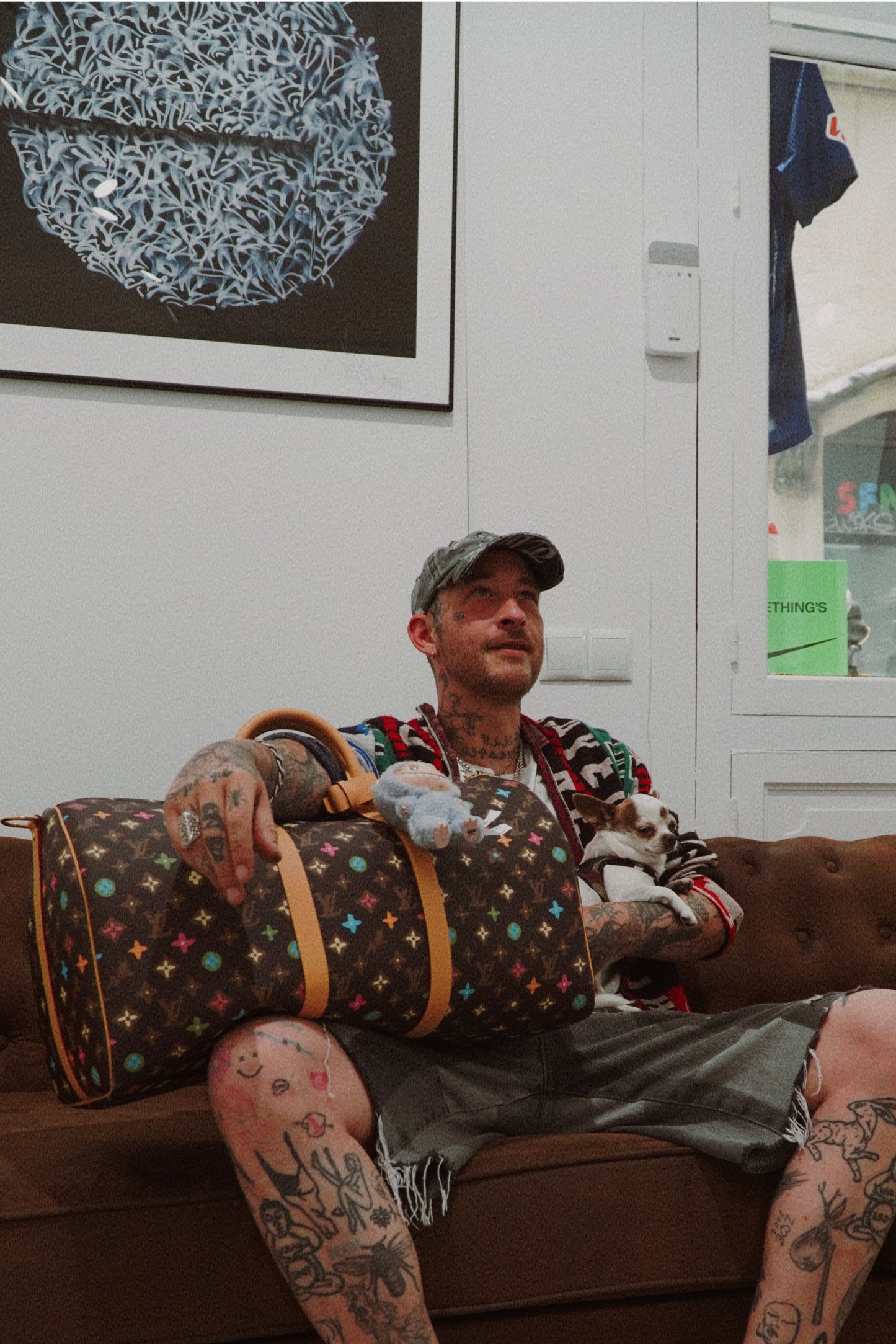 Labubu x @gaelcleinow The Monsters Exciting Macarons Custom Tatoo