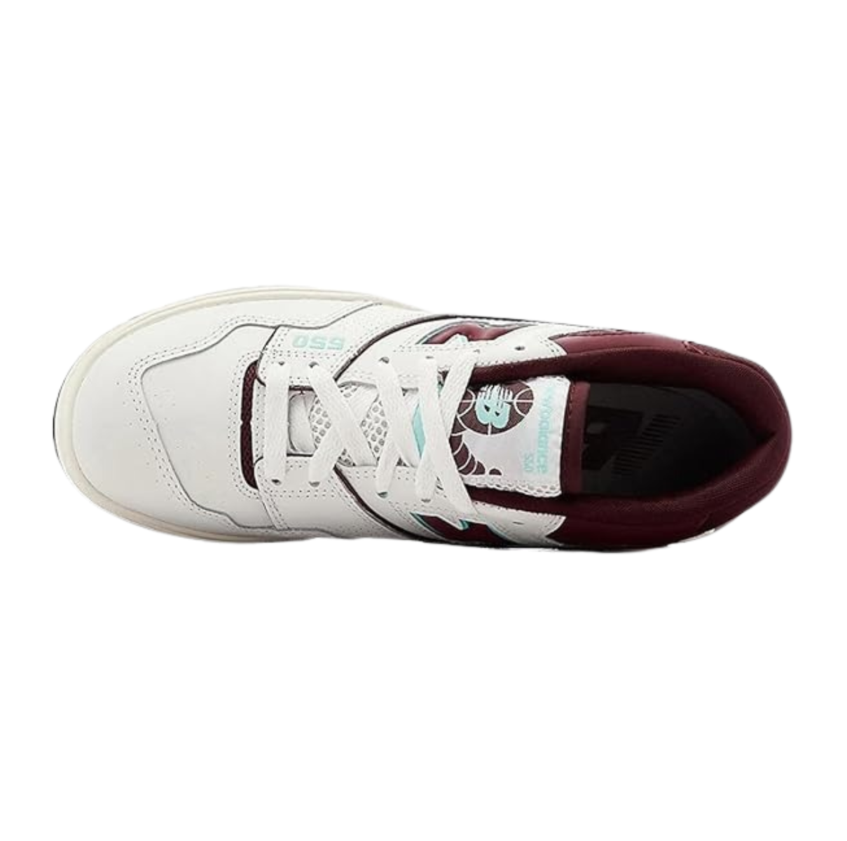 New Balance 550 Burgundy Cyan