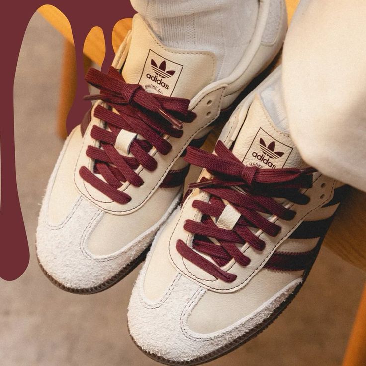 Samba OG Wonder White Maroon