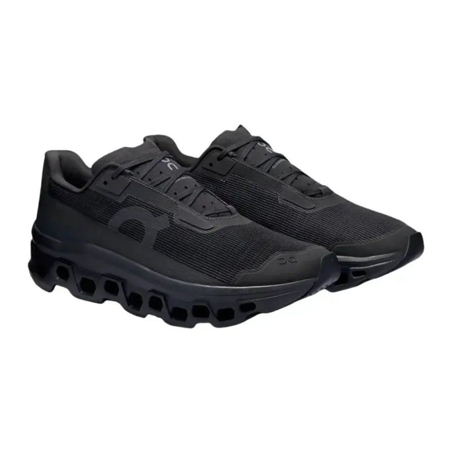 On Women's Cloudmonster Void  Black/Black