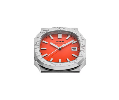 BAPE Type 10 BAPEX Watch Silver