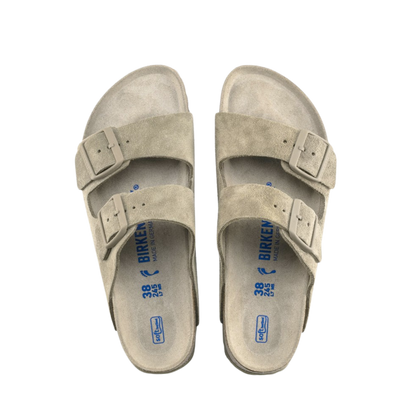 Birkenstock Arizona Suede Faded Khaki