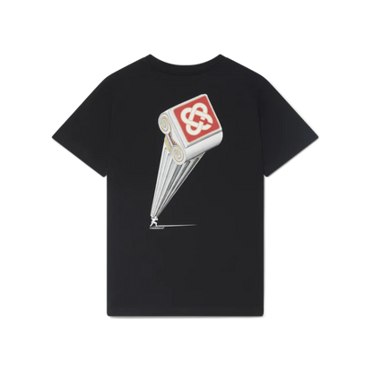 Casablanca Leaning Column T-shirt Black