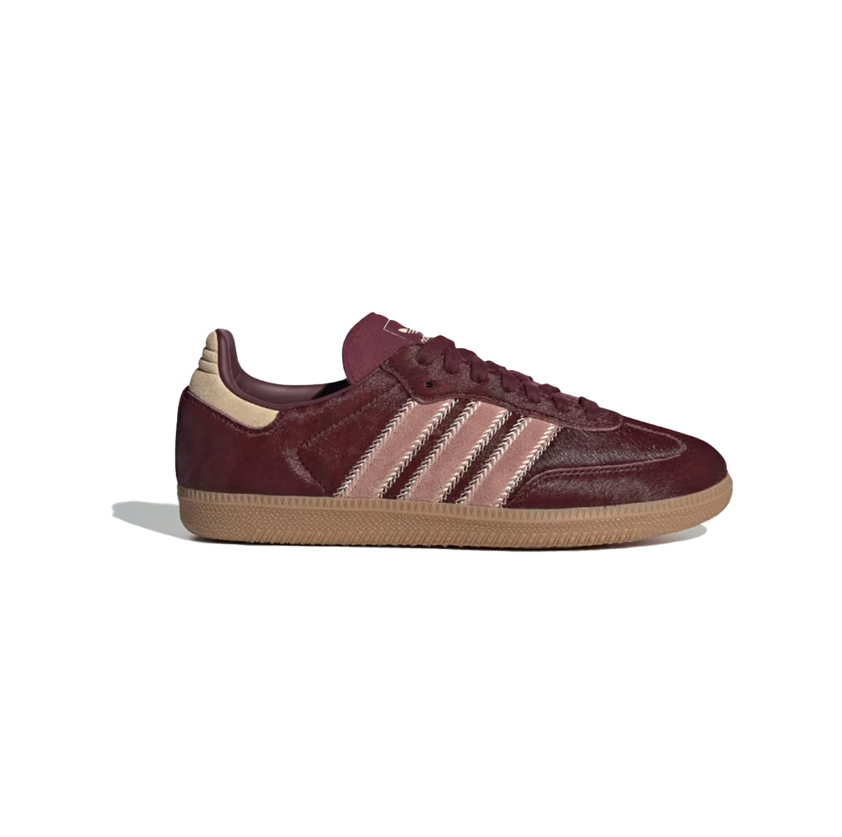 Adidas Samba OG Maroon Sand Strata Pony