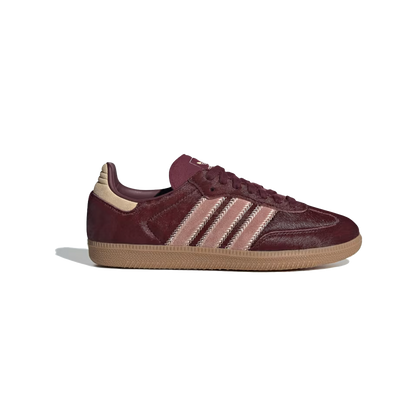 Adidas Samba OG Maroon Sand Strata Pony