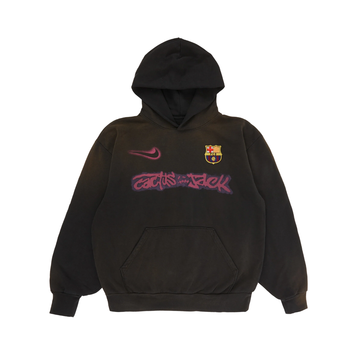 Travis Scott x Nike x FC Barcelona Spray Logo Hoodie