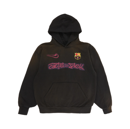 Travis Scott x Nike x FC Barcelona Spray Logo Hoodie