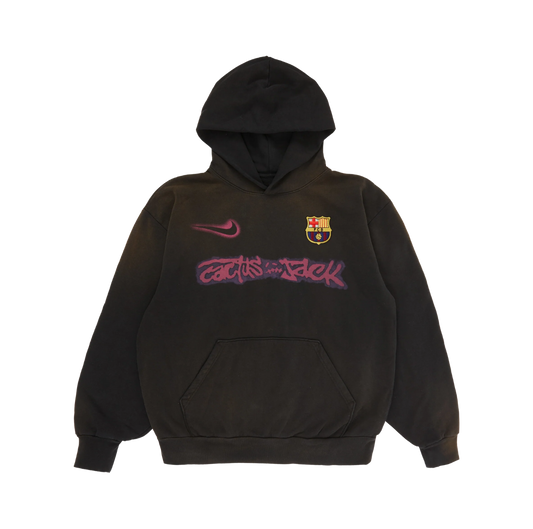 Travis Scott x Nike x FC Barcelona Spray Logo Hoodie