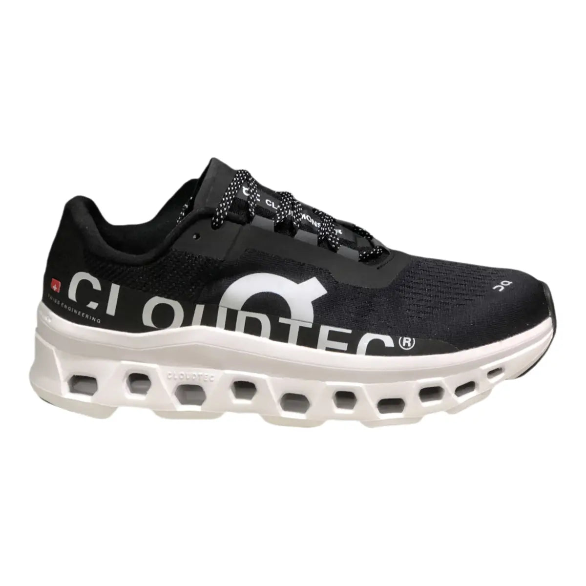On Men's Cloudmonster  Black/White