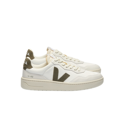 Veja V-90 B-mesh White Kaki