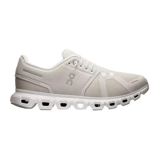 On Men's Cloud 6 Pearl/White