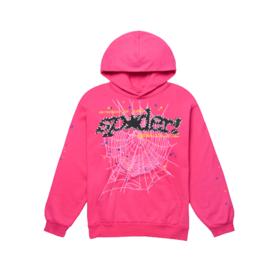 Sp5der Web Hoodie Magenta