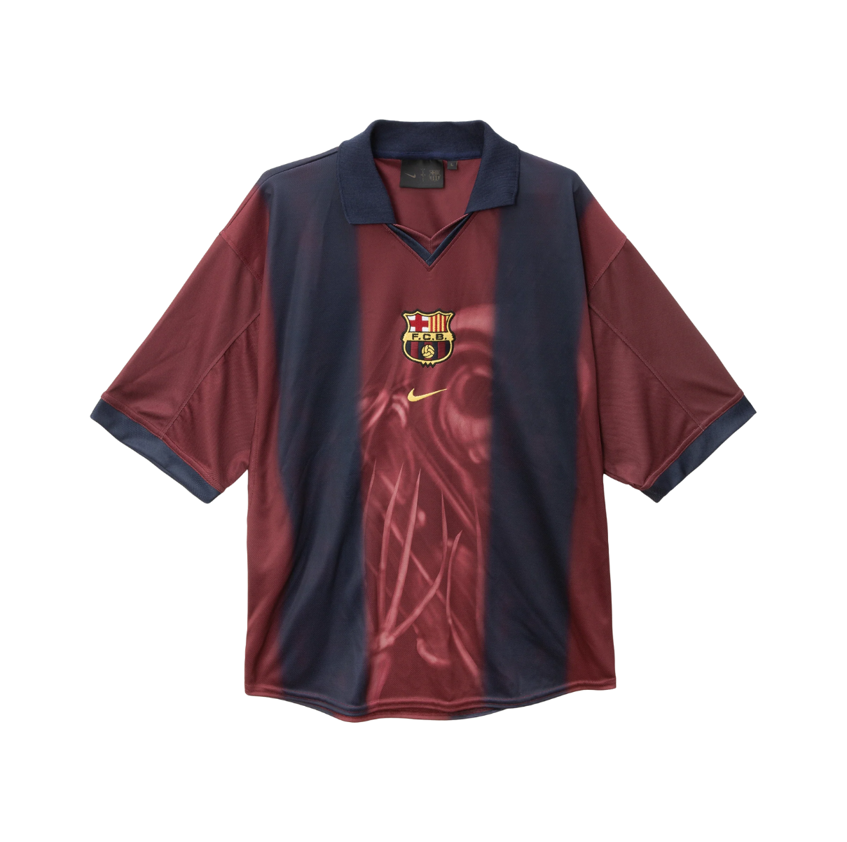 Travis Scott x Nike x FC Barcelona Retro 2000/01 Home Skeleton Jersey