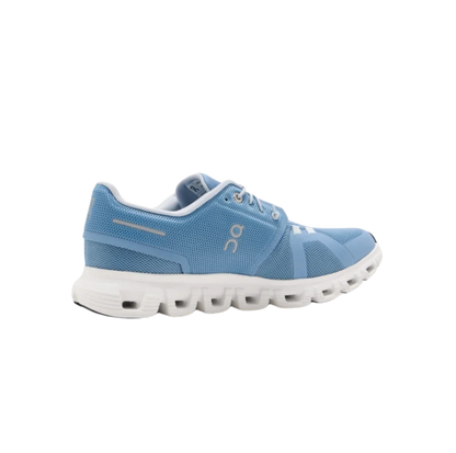 On Running Cloud 6 Women Chambray | White