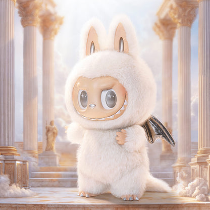 Labubu The Monster Zimomo Angel In Clouds Vinyl Face Doll