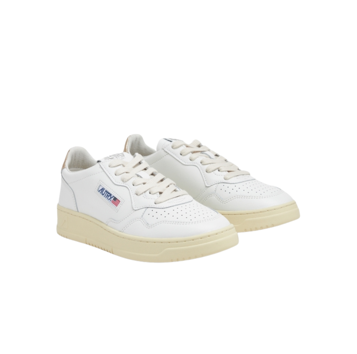 Autry Medalist Low Women - Leat/Leat Wht/Gold