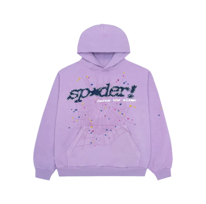 Sp5der Acai Hoodie Purple