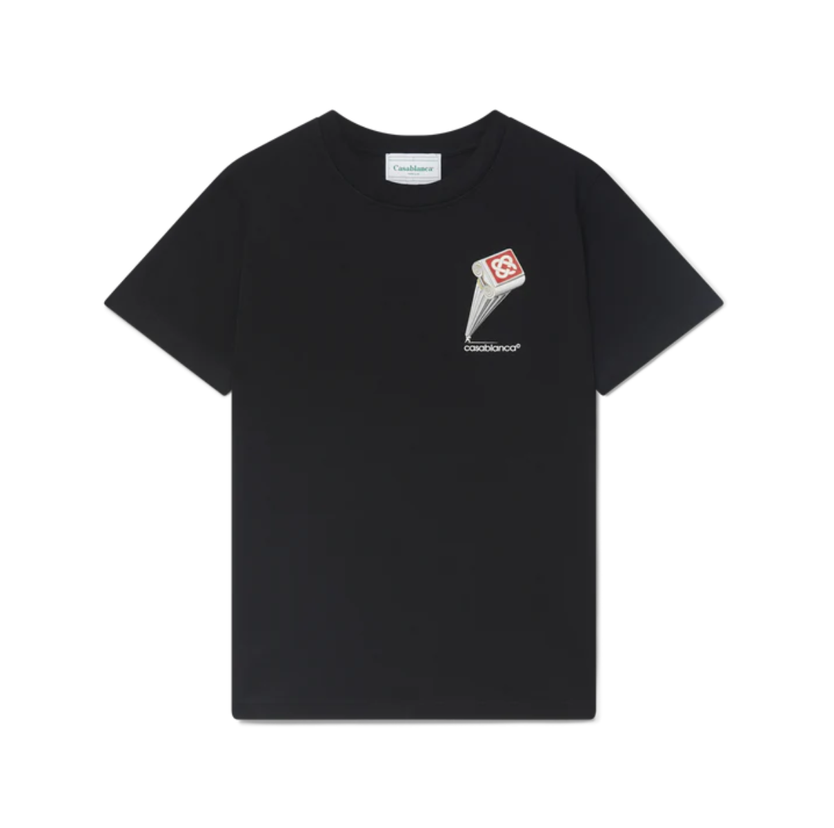 Casablanca Leaning Column T-shirt Black