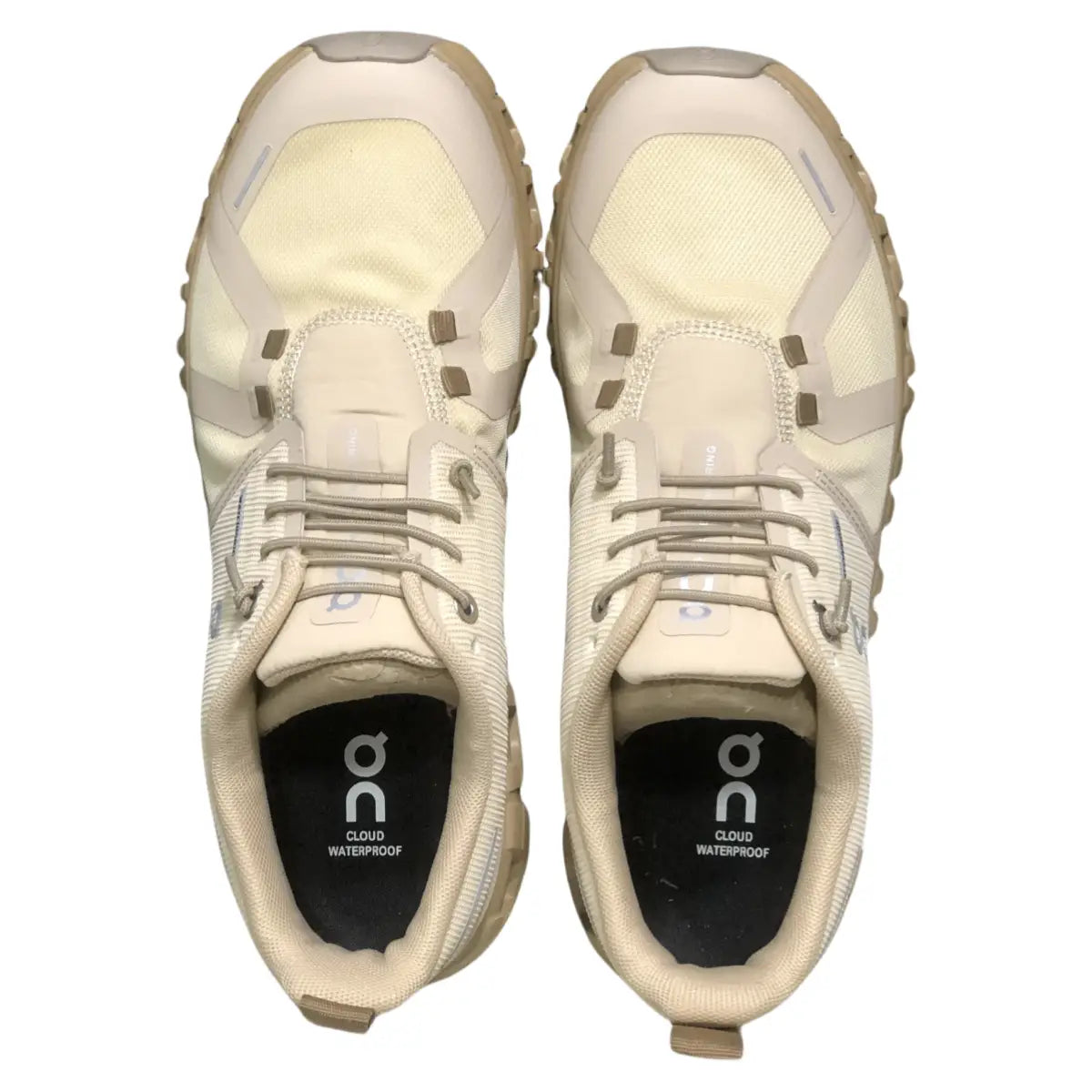 On Men's Cloud 6 Waterproof  Ivory/Sandstone