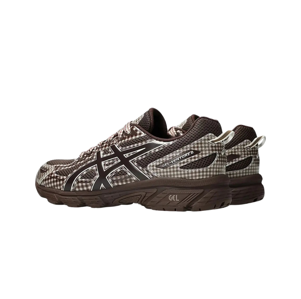 ASICS Gel-Venture 6 Story mfg. Reddish Brown Gingham