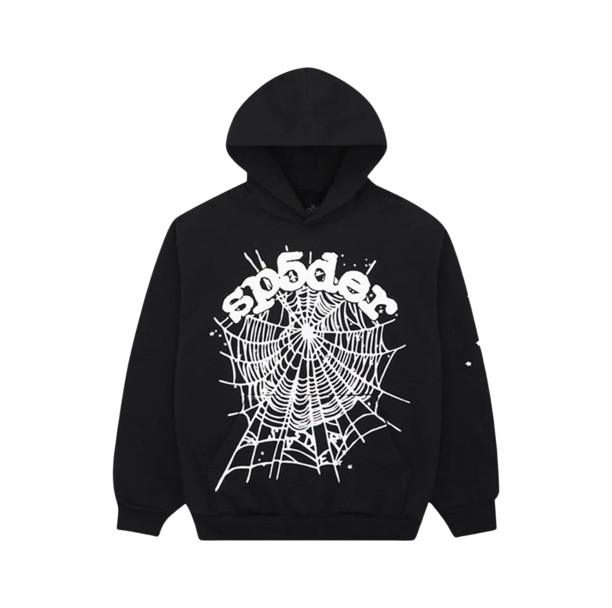 Sp5der OG Web Hoodie Black