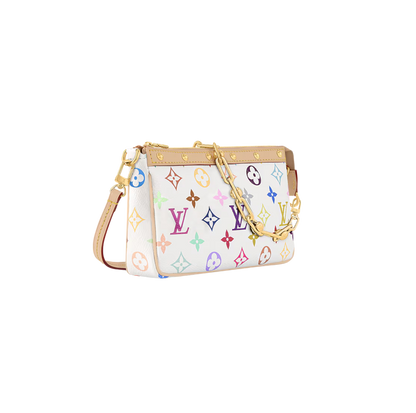 Louis Vuitton x Takashi Murakami Pochette Accessoires White Multicolored