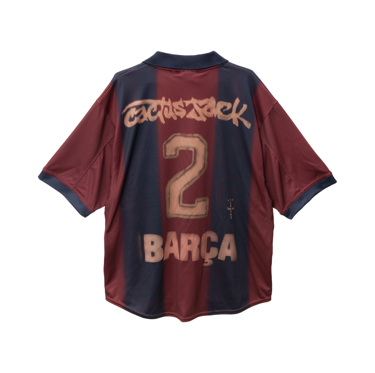 Travis Scott x Nike x FC Barcelona Retro 2000/01 Home Skeleton Jersey