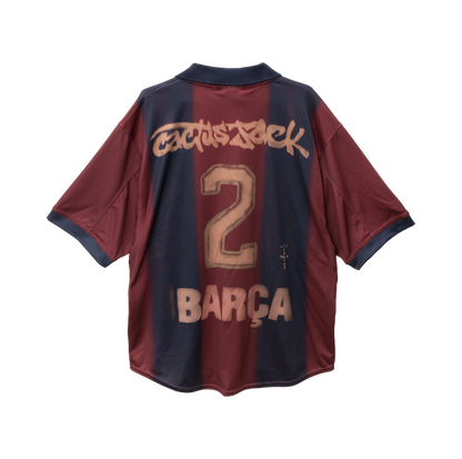 Travis Scott x Nike x FC Barcelona Retro 2000/01 Home Skeleton Jersey