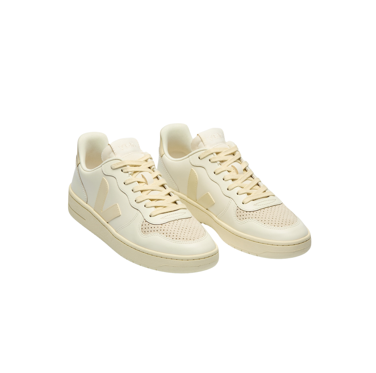 Veja V-10 Leather Pure Calcaire