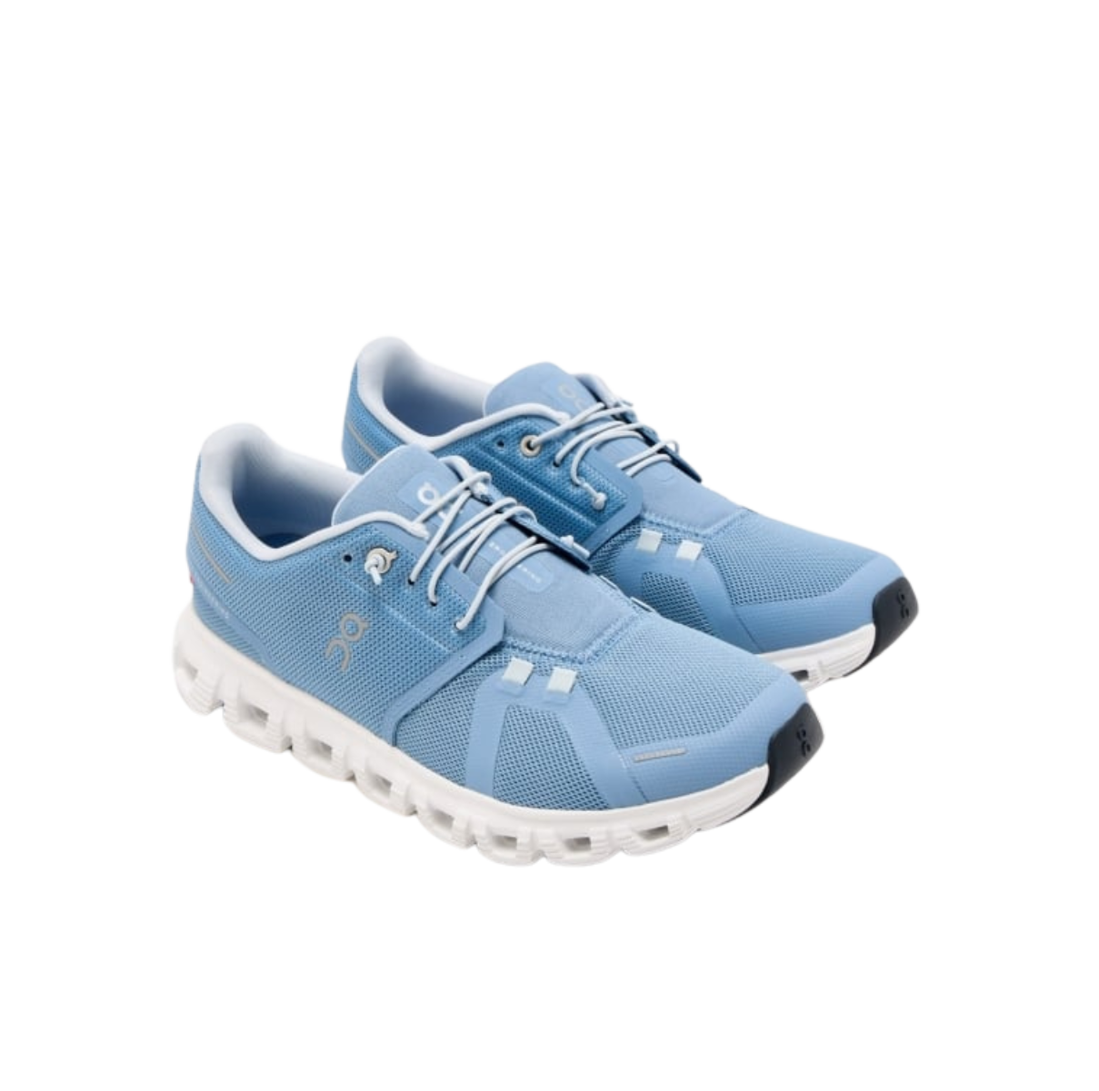 On Running Cloud 6 Women Chambray | White