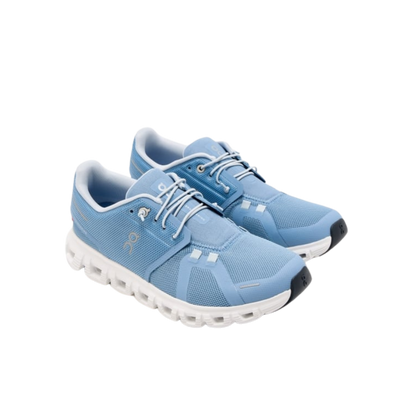 On Running Cloud 6 Women Chambray | White