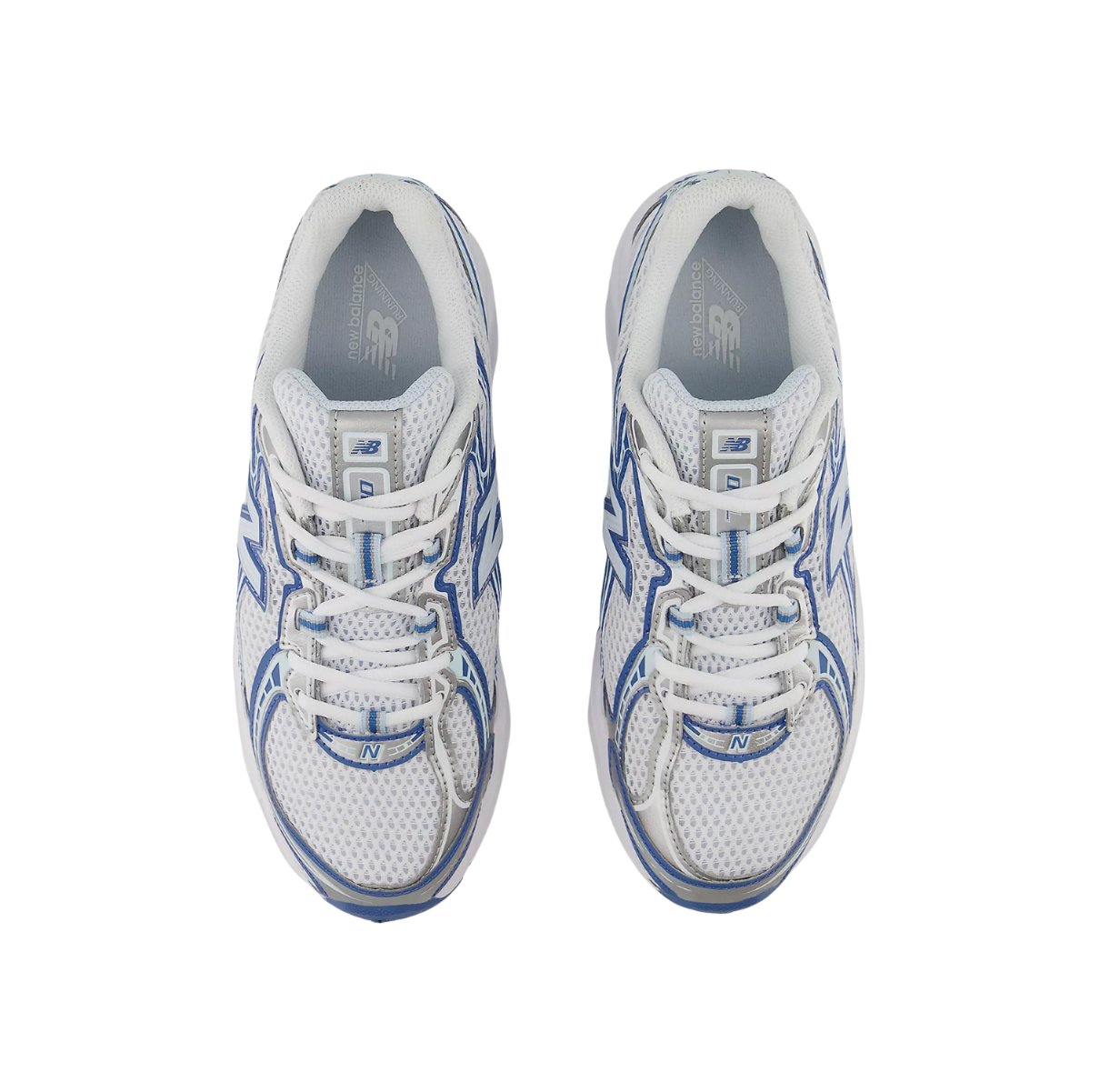 New Balance 740 White & Navy (GS)