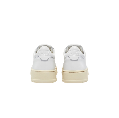 Autry Medalist Low Sneakers In White Leather