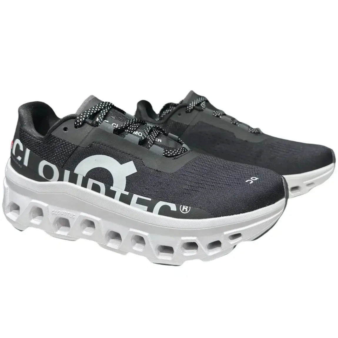 On Men's Cloudmonster  Black/White