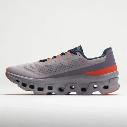 On Women's Cloudmonster  Pearl/Flame