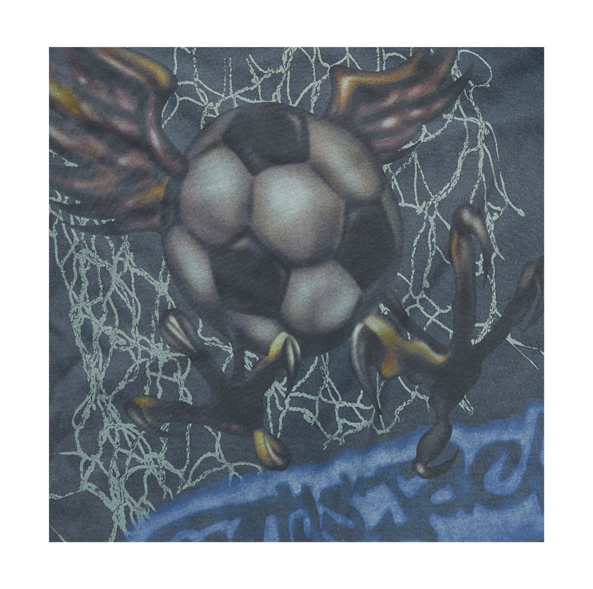 Travis Scott x FC Barcelona Washed Spray Logo Tee