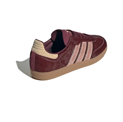 Adidas Samba OG Maroon Sand Strata Pony