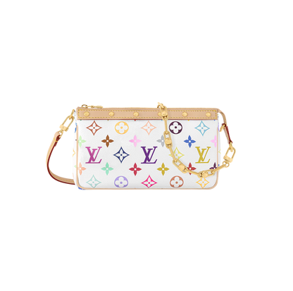 Louis Vuitton x Takashi Murakami Pochette Accessoires White Multicolored