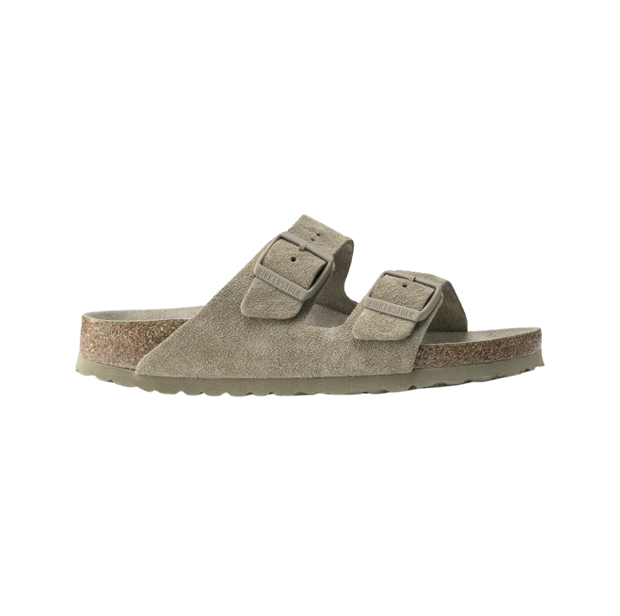 Birkenstock Arizona Suede Faded Khaki